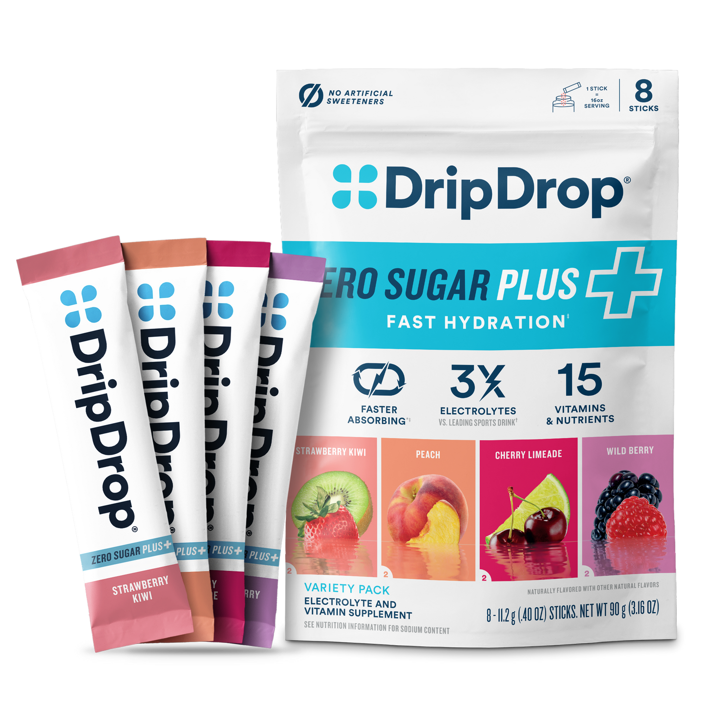 dripdrop-zero-sugar-plus-strawberry-kiwi-peach-cherry-limeade-wild-berry-16-oz-sticks-8-count-i9 Pouch_8ct_Front16ozSticks_VSPlus_Variety_B.png