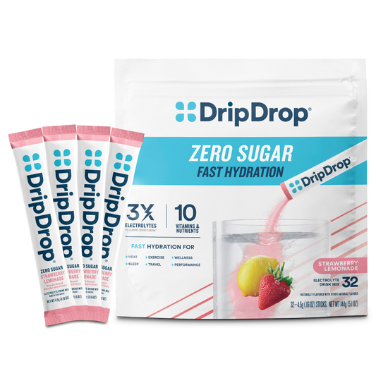 dripdrop-zero-sugar-strawberry-lemonade-electrolyte-powder-8-oz-sticks-32-count-g4 Zero_Strawberry_Lemonade_-_32ct_-_Transparent.png