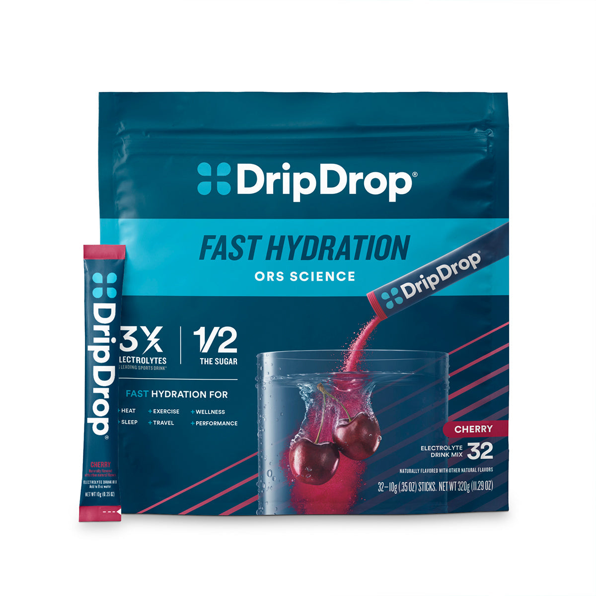 dripdrop-cherry-electrolyte-powder-8-oz-sticks-32-count-x3 eComm-OG-PDP_Hero_Cherry_1200x1200_2026_vFINAL.jpg